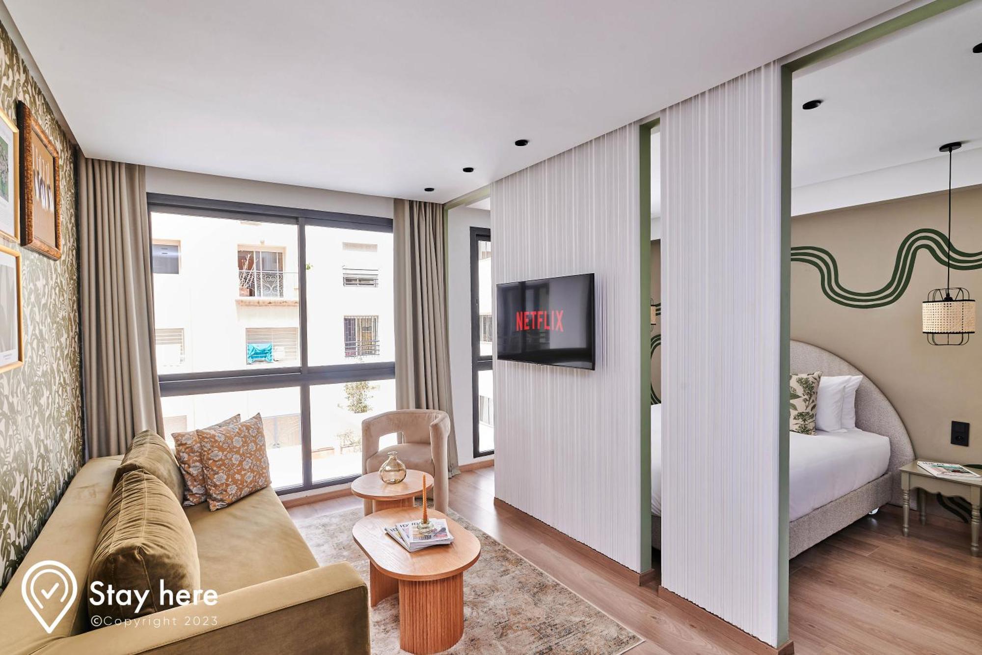 Stayhere Casablanca - Maarif - Elite Residence Eksteriør bilde