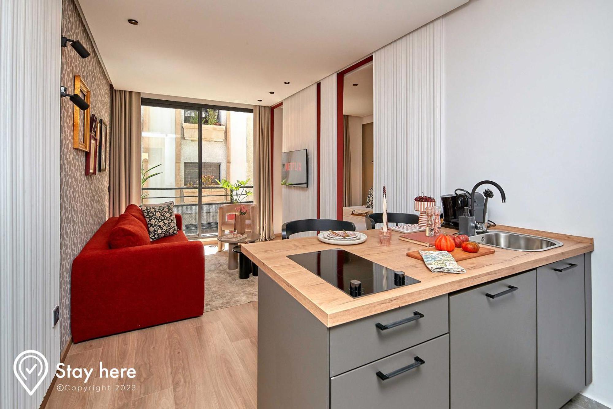 Stayhere Casablanca - Maarif - Elite Residence Eksteriør bilde